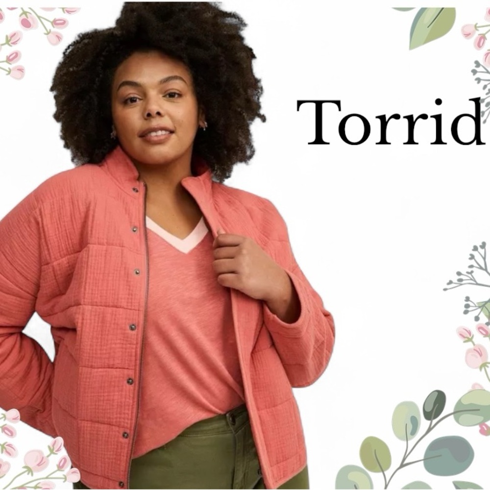 Torrid Quilted Jacket